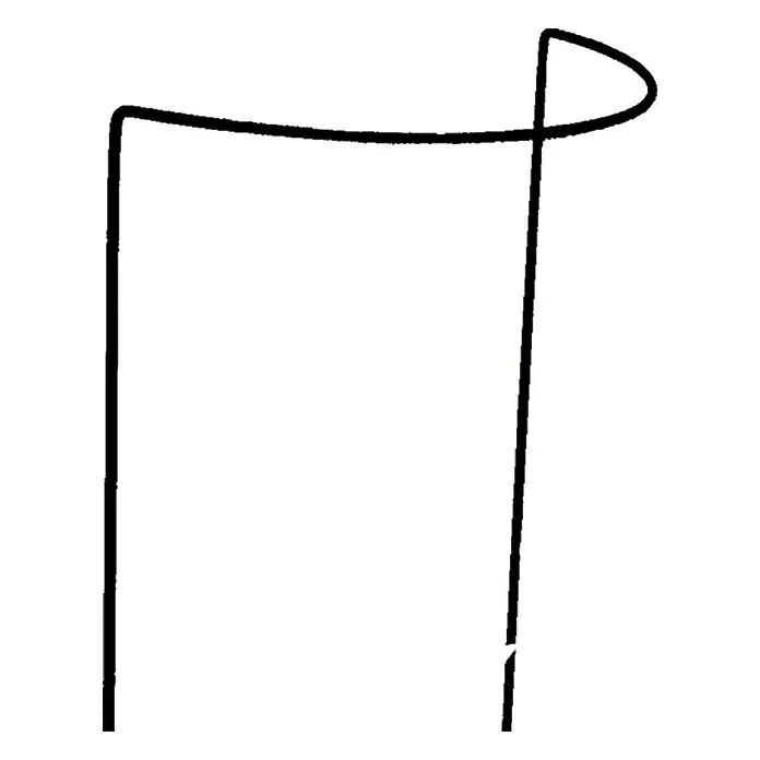 Bellissa Busch- & Strauchstütze - 70 x 40 cm, Rund - Diagonale Ansicht