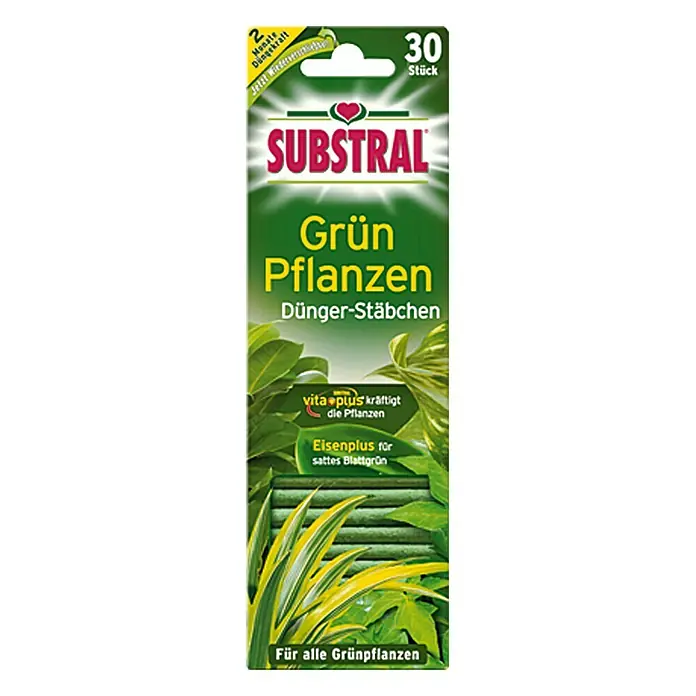 Substral Grünpflanzen-Düngestäbchen - 30 Stk., Inhalt ausreichend für ca.: 30 Pflanzen