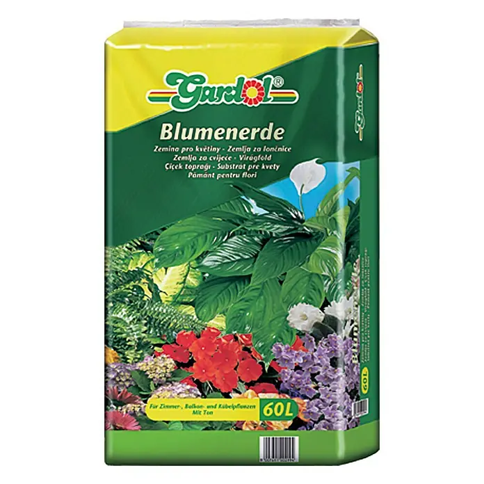 Gardol Pure Nature Blumenerde - 60 l - Vorderansicht