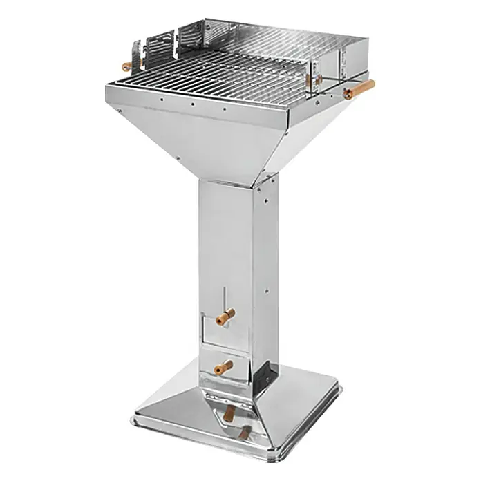 Grillstar Trichtergrill Colorado - Silber, Hauptgrillfläche: 48 x 46 cm