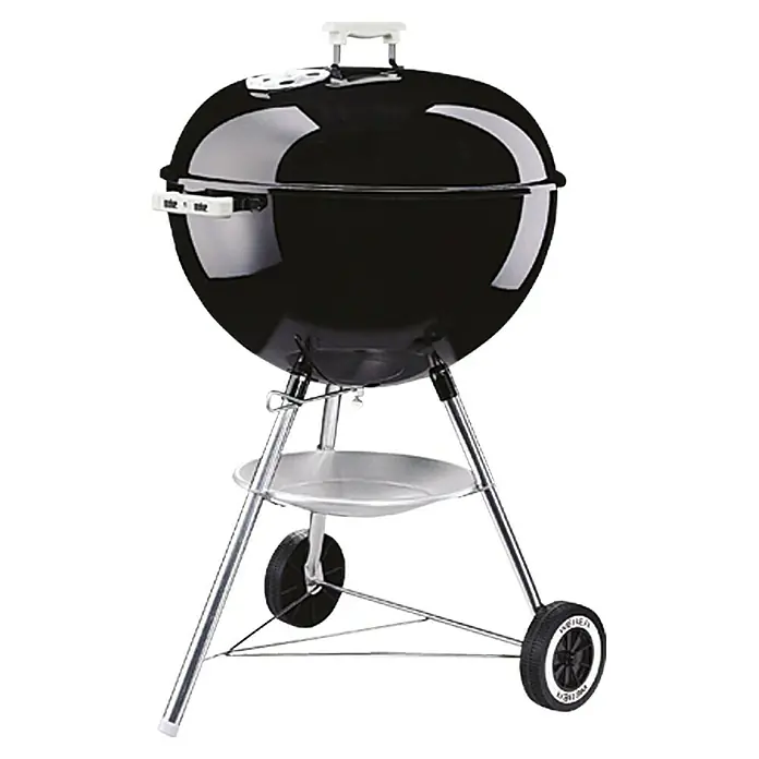 Weber Okrugli roštilj s poklopcem Kettle Classic - Crne boje, Dimenzija rešetke za pečenje: Ø 57 cm
