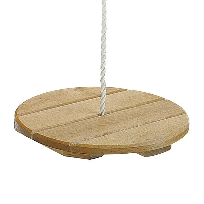 Conacord Tellerschaukel - Holz, Seillänge: 200 cm - Vorderansicht