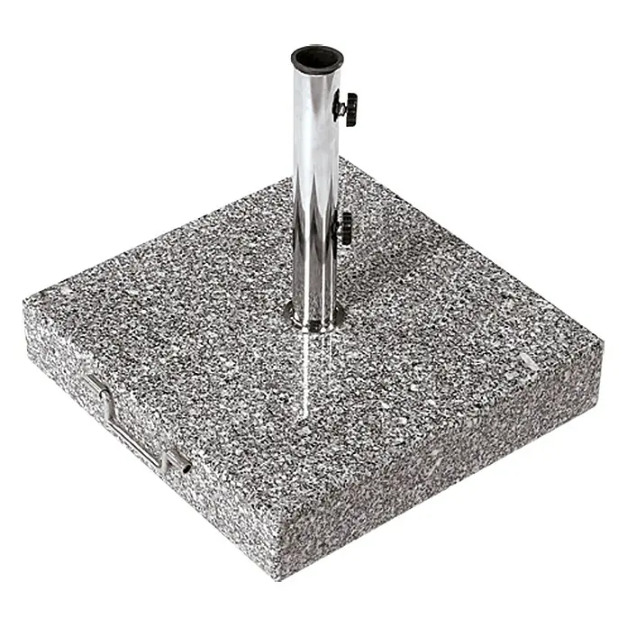 Sunfun Base de parasol de granito Malaga - 42 kg, 50 x 50 cm