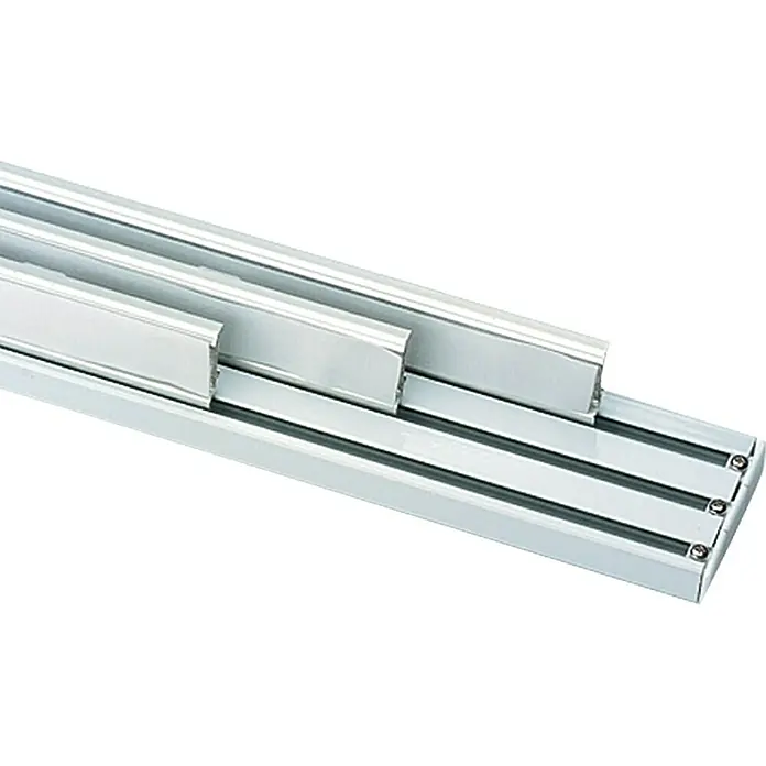 Sombra Flächenvorhangschiene - Anzahl Läufe: 3 Stk., Silber, Länge: 260 cm