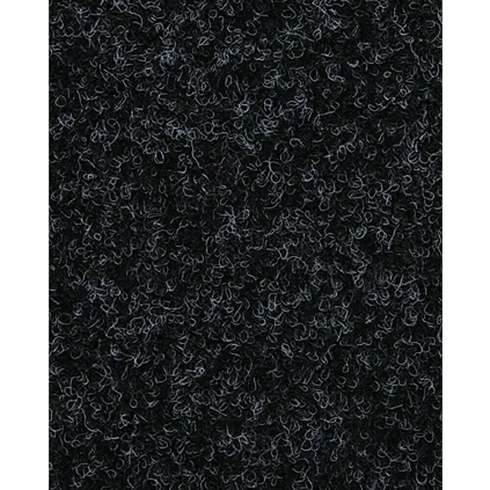 Kunstrasen Meterware Green - Breite: 400 cm, Mit Drainagenoppen, Anthrazit - Ansicht von oben