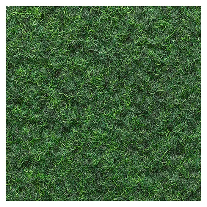 Kunstrasen Meterware Green - Breite: 150 cm, Mit Drainagenoppen, Grün - Ansicht von oben