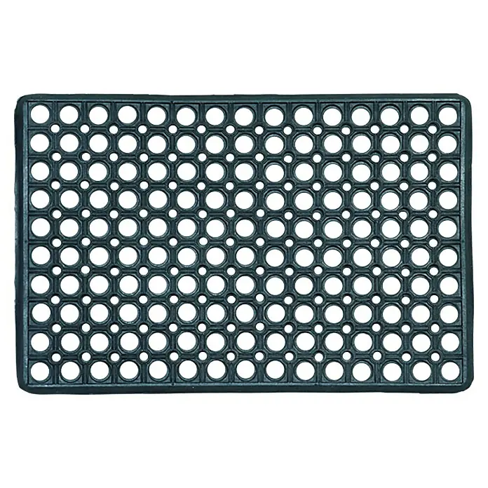 Astra Profilgummimatte - Schwarz, 40 x 60 cm, 100 % Gummi - Ansicht von oben