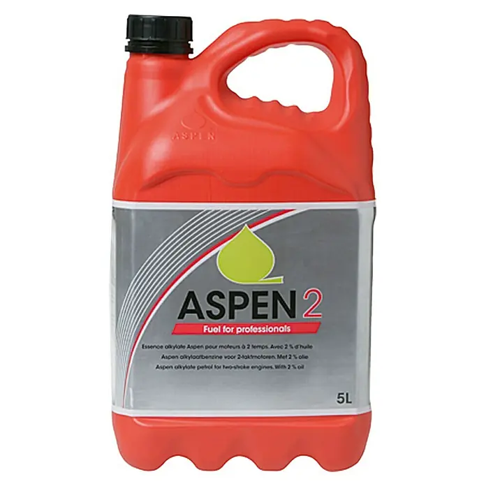 Aspen Mischkraftstoff Zweitaktmotor Aspen 2 - 5 l - Vorderansicht
