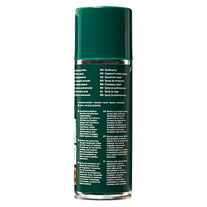 Bosch Pflegespray - 250 ml - Rückansicht