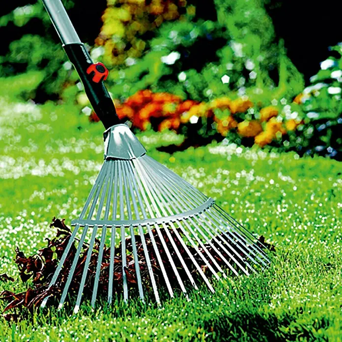 Gardena Combisystem Lepezasta metla - Radna širina: 50 cm, Broj zubaca: 22, S drškom