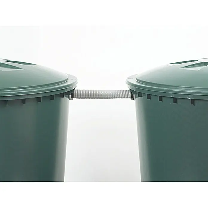 Garantia Regentonnen-Verbindungs-Set - Länge: 30 cm, Größe Anschluss: ¾″, Zubehör: Bohrer - Anwendungsbeispiel