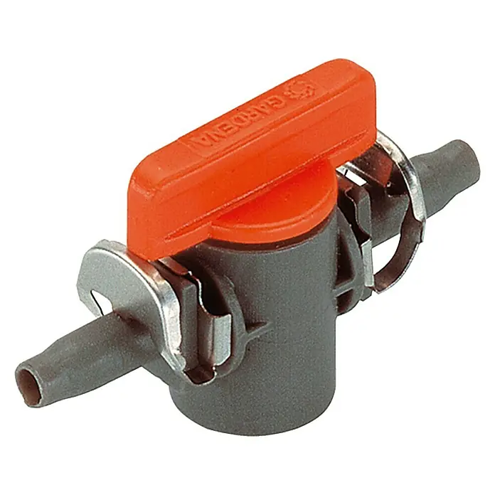 Gardena Micro-Drip Zaporni ventil - ³⁄₁₆″ - Pogled s lijeve strane