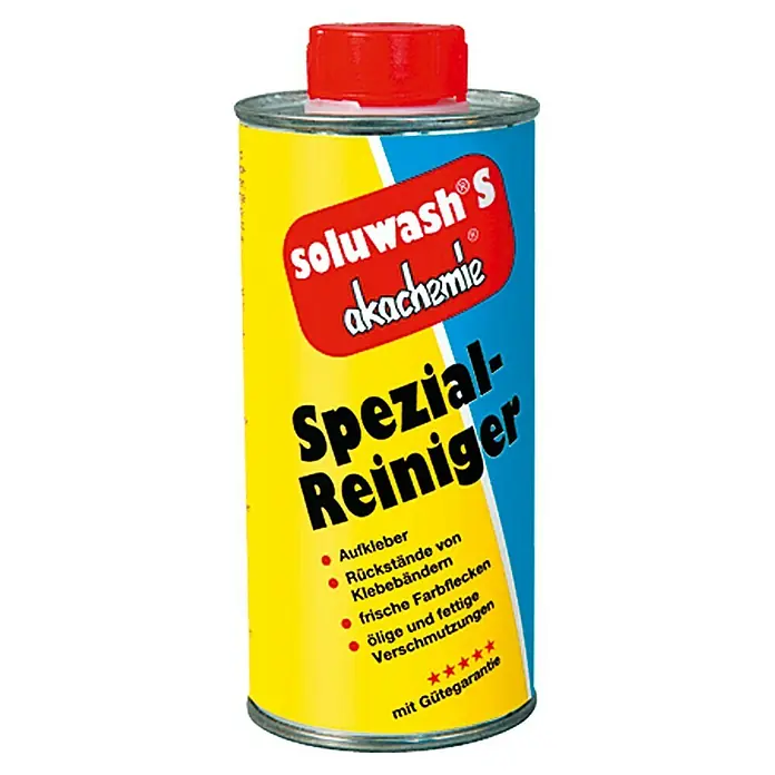 Akachemie Spezialreiniger Soluwash S - Etikettenentferner, 250 ml - Vorderansicht