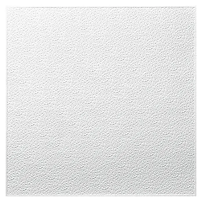 Decosa Deckenplatte - Turin, 50 x 50 cm, Weiß, 2 m² - Vorderansicht