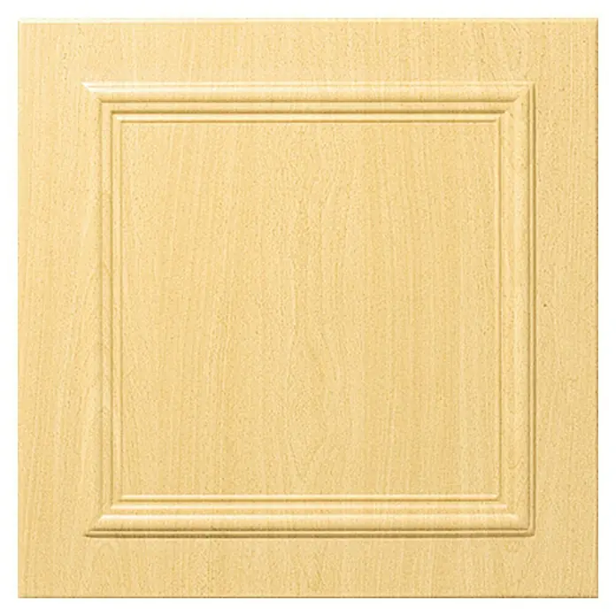 Decosa Stropna ploča od stiropora Lyon - 50 x 50 cm, Boja: Prirodni javor, 2 m² - Pogled sprijeda