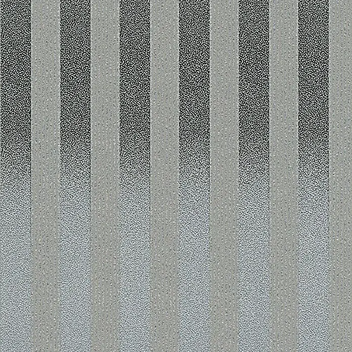 AS Creation Strukturirana tapeta Best of - Sivo-crne boje, Pruga, 10,05 x 0,53 m - Pogled sprijeda