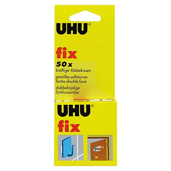 UHU Klebekissen Fix - 56 Stk., 12 x 18 x 1,7 mm - Vorderansicht
