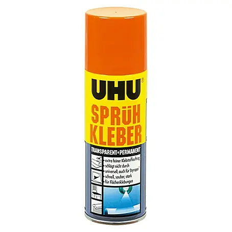 UHU  Sprühkleber transparent + permanent