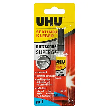 UHU  Sekundenkleber Blitzschnell Supergel