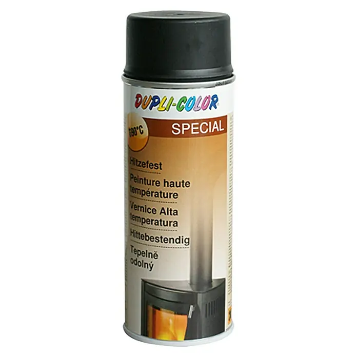 Dupli-Color Special Spray anticalórico - Negro, 690 °C, Mate, 400 ml - Vista frontal