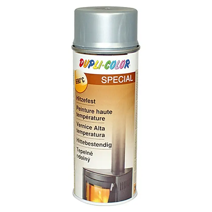 Dupli-Color Special Sprej otporan za toplinu - Srebrne boje, 690 °C, Mat, 400 ml - Pogled sprijeda