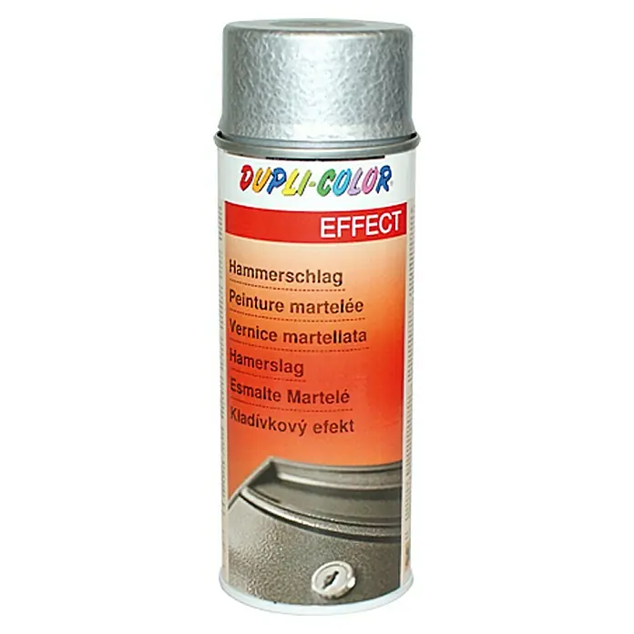Dupli-Color Effect Spray efecto martelé - Plateado, Brillante, 400 ml - Vista frontal