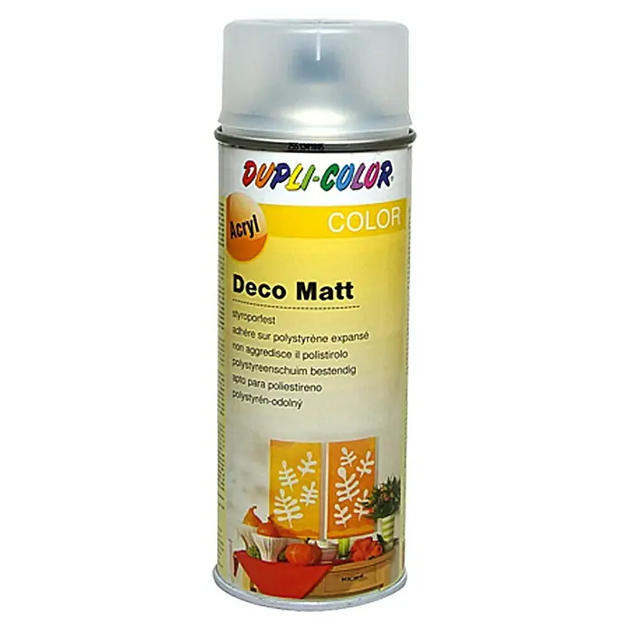 Dupli-Color Color Acrylspuitlak Deco Kleurloos - Kleurloos, Mat, Sneldrogend, 400 ml - Vooraanzicht