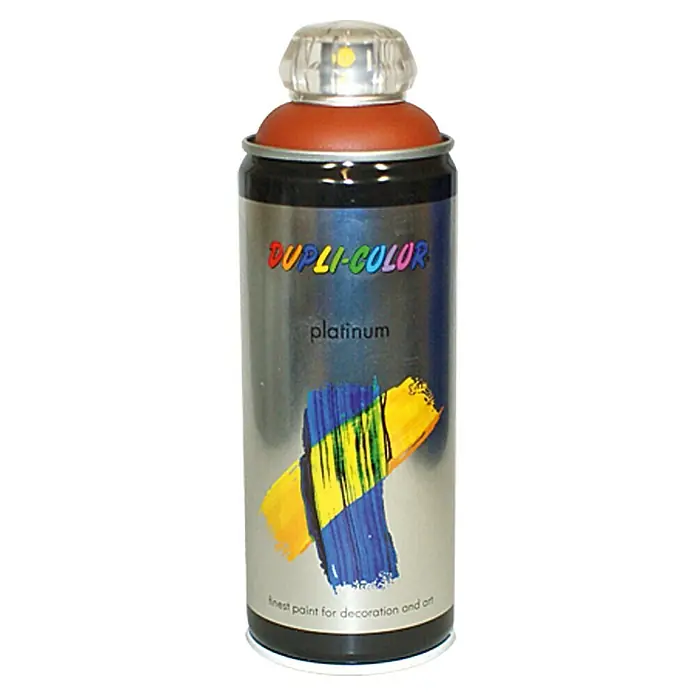 Dupli-Color Platinum Sprej s lakom u boji platinum - Terakota, 400 ml, Svilenkasti mat - Pogled sprijeda