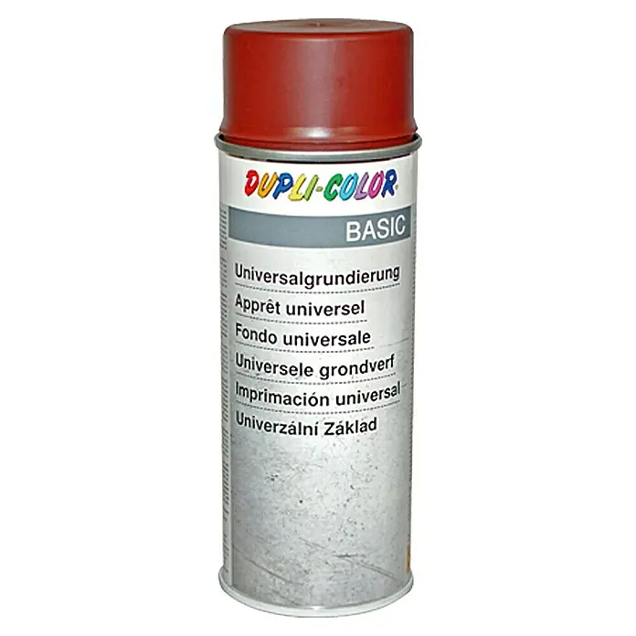 Dupli-Color Basic Universalgrundierung - Rot, 400 ml, Schnelltrocknend - Vorderansicht