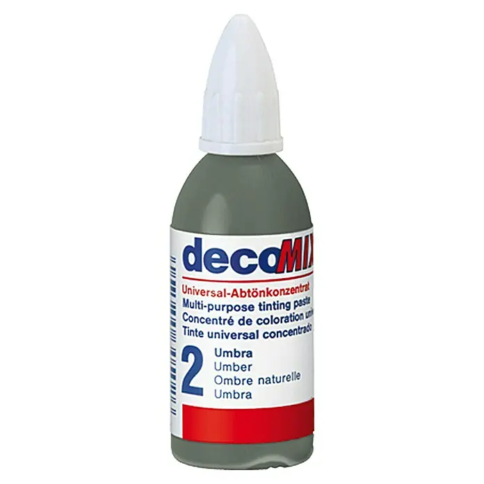 Decotric Abtönkonzentrat decoMIX - Umbra, 20 ml - Vorderansicht