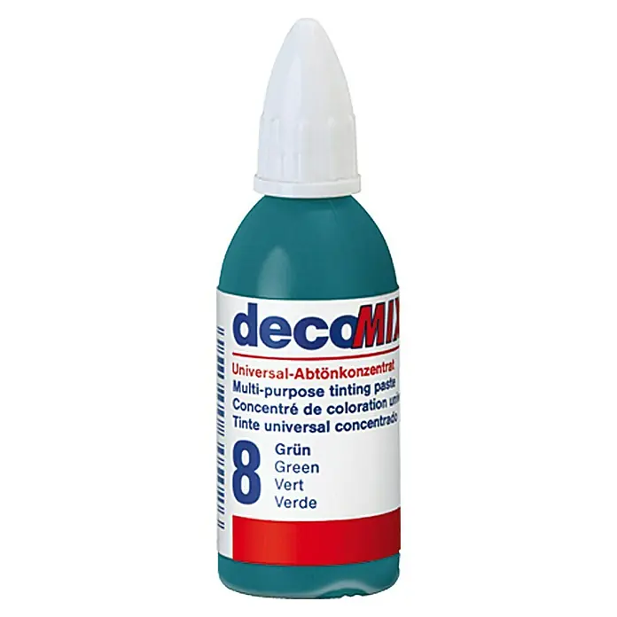 Decotric Abtönkonzentrat decoMIX - Grün, 20 ml - Vorderansicht