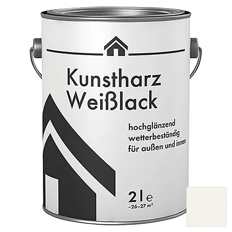 Kunstharz-Weißlack