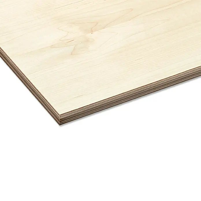 Multiplexplatte nach Maß - Birke, Max. Zuschnittsmaß: 3.000 x 1.500 mm, Stärke: 6,5 mm - Rechte Seitenansicht