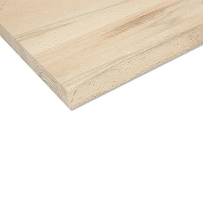 Leimholzplatte - Buche, L x B x S: 800 x 250 x 18 mm - Detailaufnahme