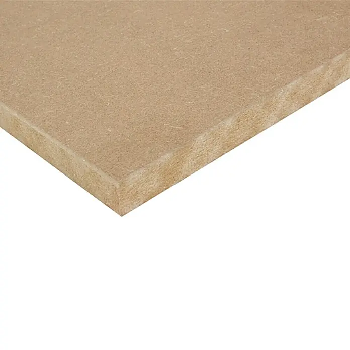 MDF-Platte Fixmaß - Natur, 1.398 x 1.033 x 16 mm - Rechte Seitenansicht
