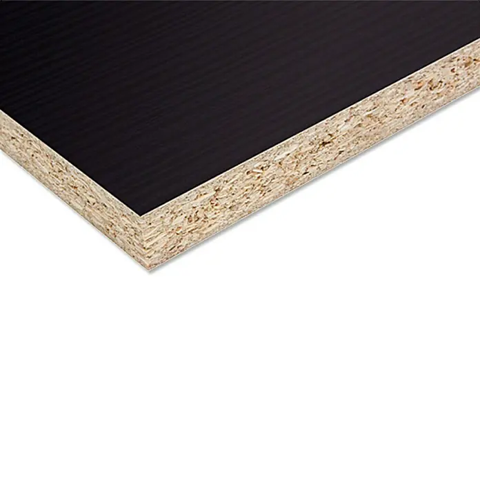 Spanplatte nach Maß - Esche Schwarz, Max. Zuschnittsmaß: 2.800 x 2.070 mm, Stärke: 19 mm - Rechte Seitenansicht