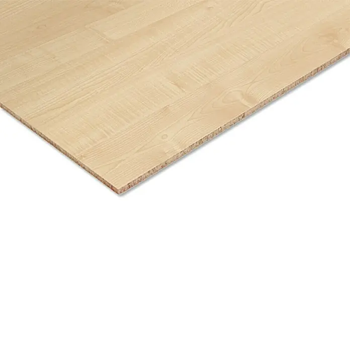 Hartfaserplatte nach Maß - Ahorn, Max. Zuschnittsmaß: 2.800 x 2.070 mm, Stärke: 3 mm - Rechte Seitenansicht