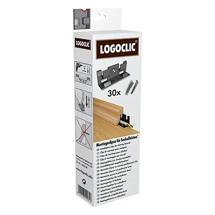 LOGOCLIC Stezaljke za lajsne - 30 kom