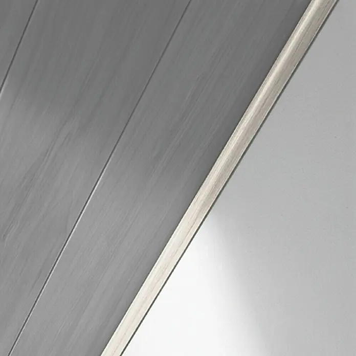 LOGOCLIC Pokrivna lajsna Jasen bijeli - 2,6 m x 25 mm x 6 mm - Detaljan prikaz