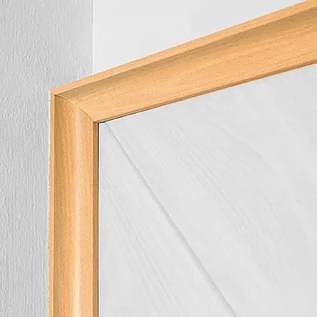 LOGOCLIC  Užljebljena kutna lajsna Bukva Natur