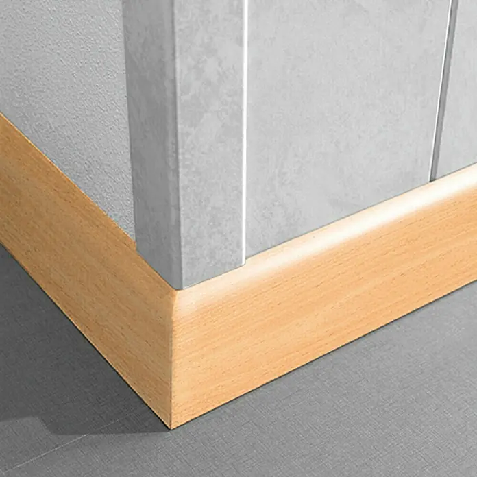 LOGOCLIC Podna lajsna K 58 bukva - 2,6 m x 10 mm x 58 mm - Živopisni prikaz