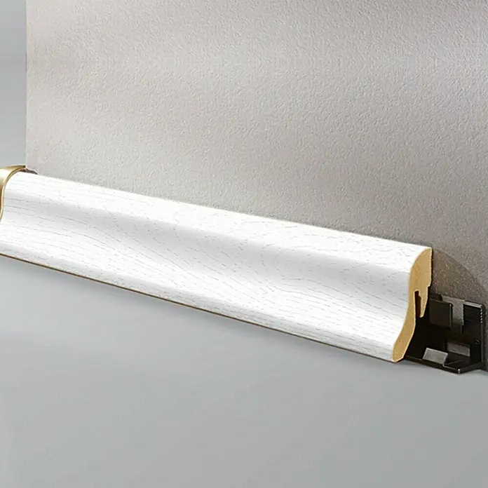 LOGOCLIC Podna lajsna Edelweiß Pore - 2,6 m x 22 mm x 40 mm - Živopisni prikaz