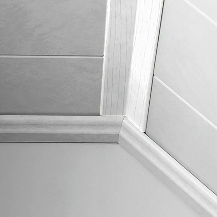 LOGOCLIC Preklopna lajsna Edelweiß Pore - 2,6 m x 22 mm x 22 mm - Živopisni prikaz