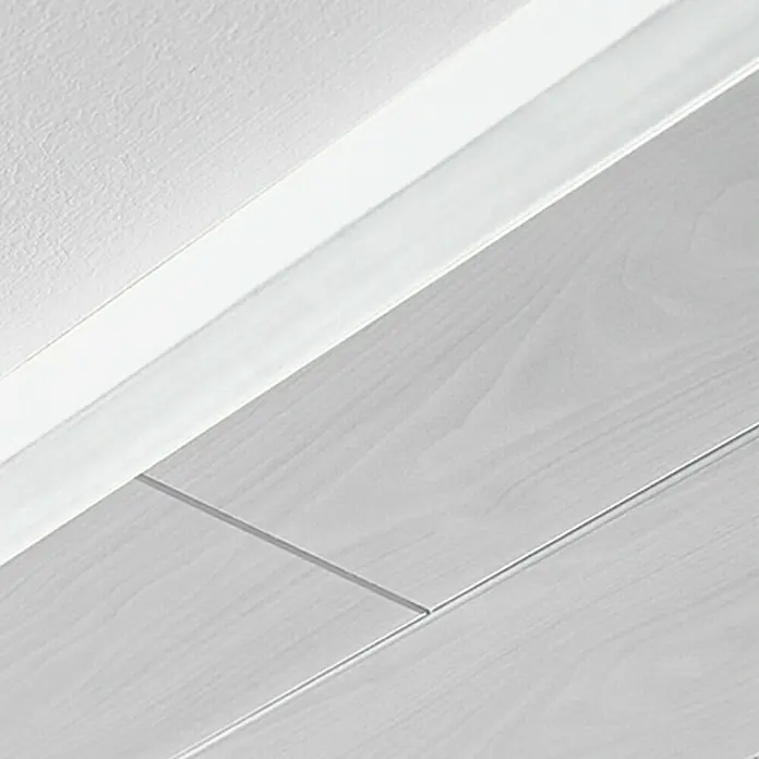 LOGOCLIC Rubna lajsna Uni bijela - 2,6 m x 35 mm x 35 mm - Živopisni prikaz