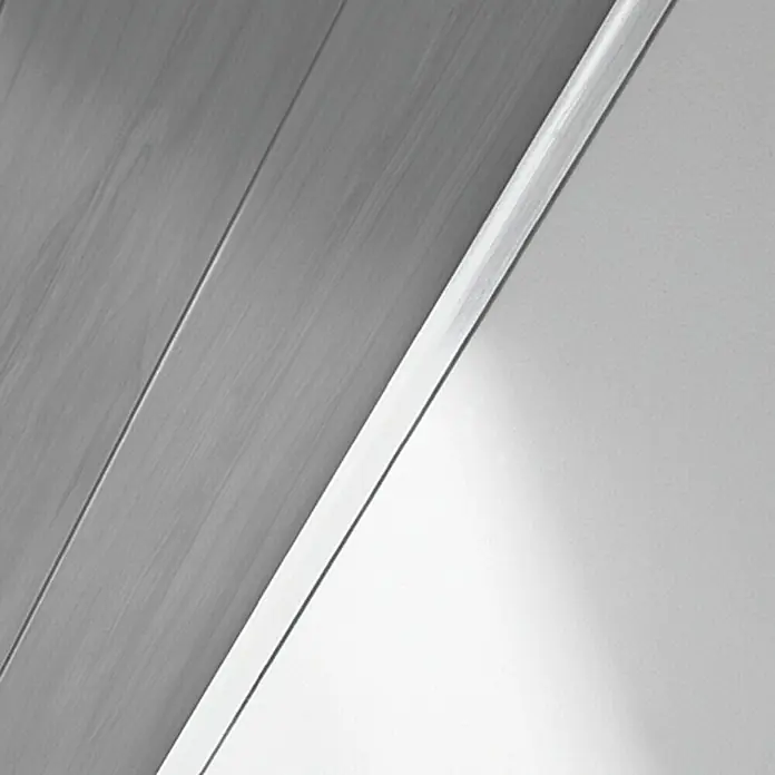 LOGOCLIC Pokrivna lajsna Uni bijela - 2,6 m x 25 mm x 6 mm - Detaljan prikaz