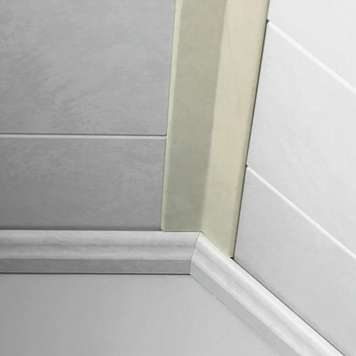 LOGOCLIC Preklopna lajsna Polar breza - 2,6 m x 22 mm x 22 mm - Živopisni prikaz