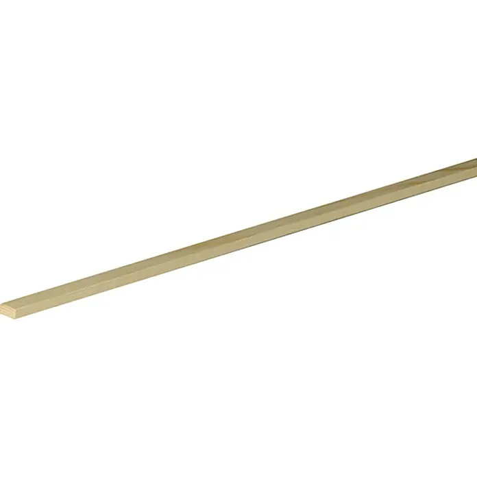 Ravni profil - 2,4 m x 0,5 cm x 1 cm, Smreka-bor - Pogled s lijeve strane