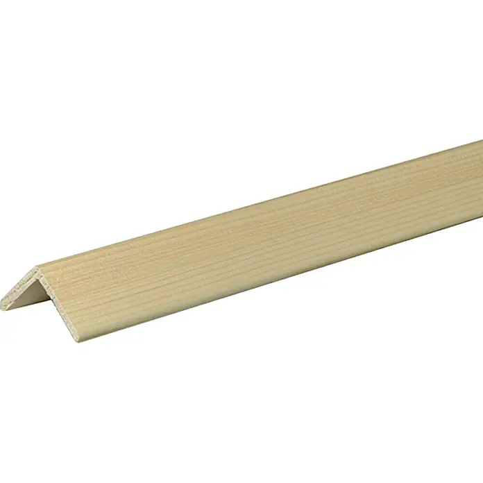 Rubna lajsna - 2,4 m x 4 cm x 4 cm, Smreka-bor - Pogled s lijeve strane