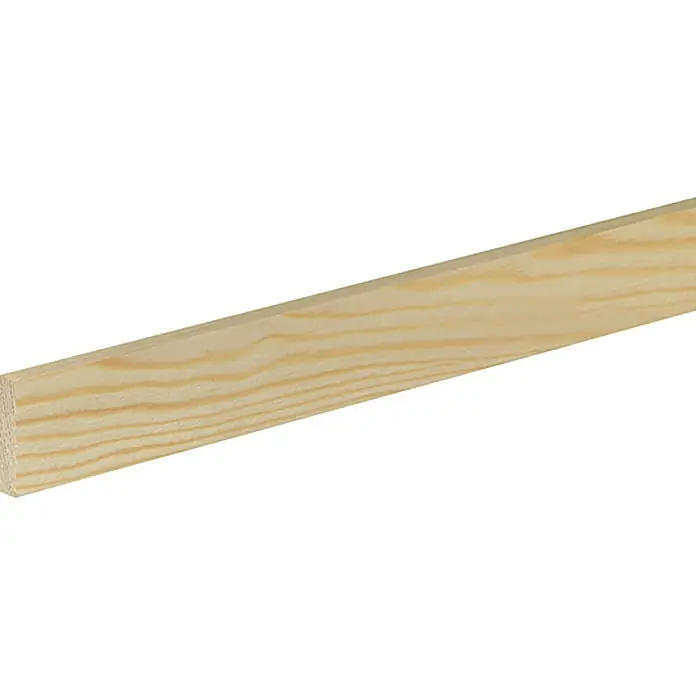 Ravni profil - 1 m x 1 cm x 4 cm, Smreka-bor - Pogled s lijeve strane