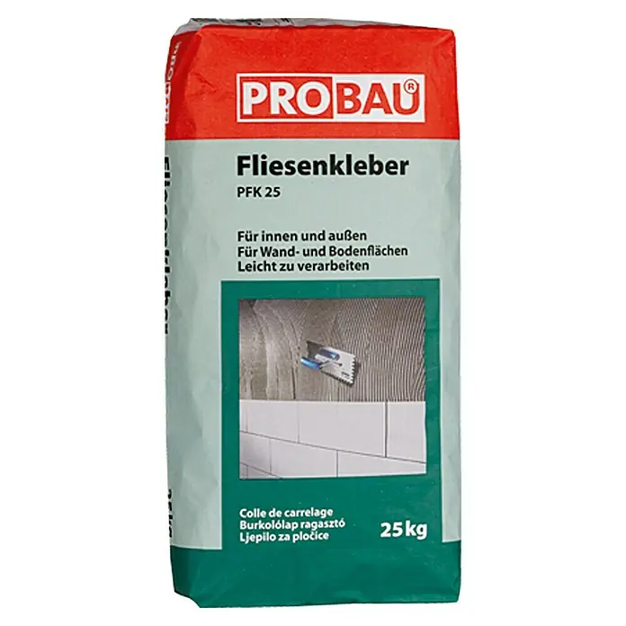 Probau Fliesenkleber - 25 kg - Vorderansicht